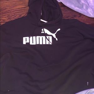 Black puma sweatshirt